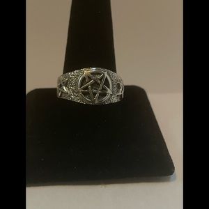 Sterling Silver Pentagram ring.